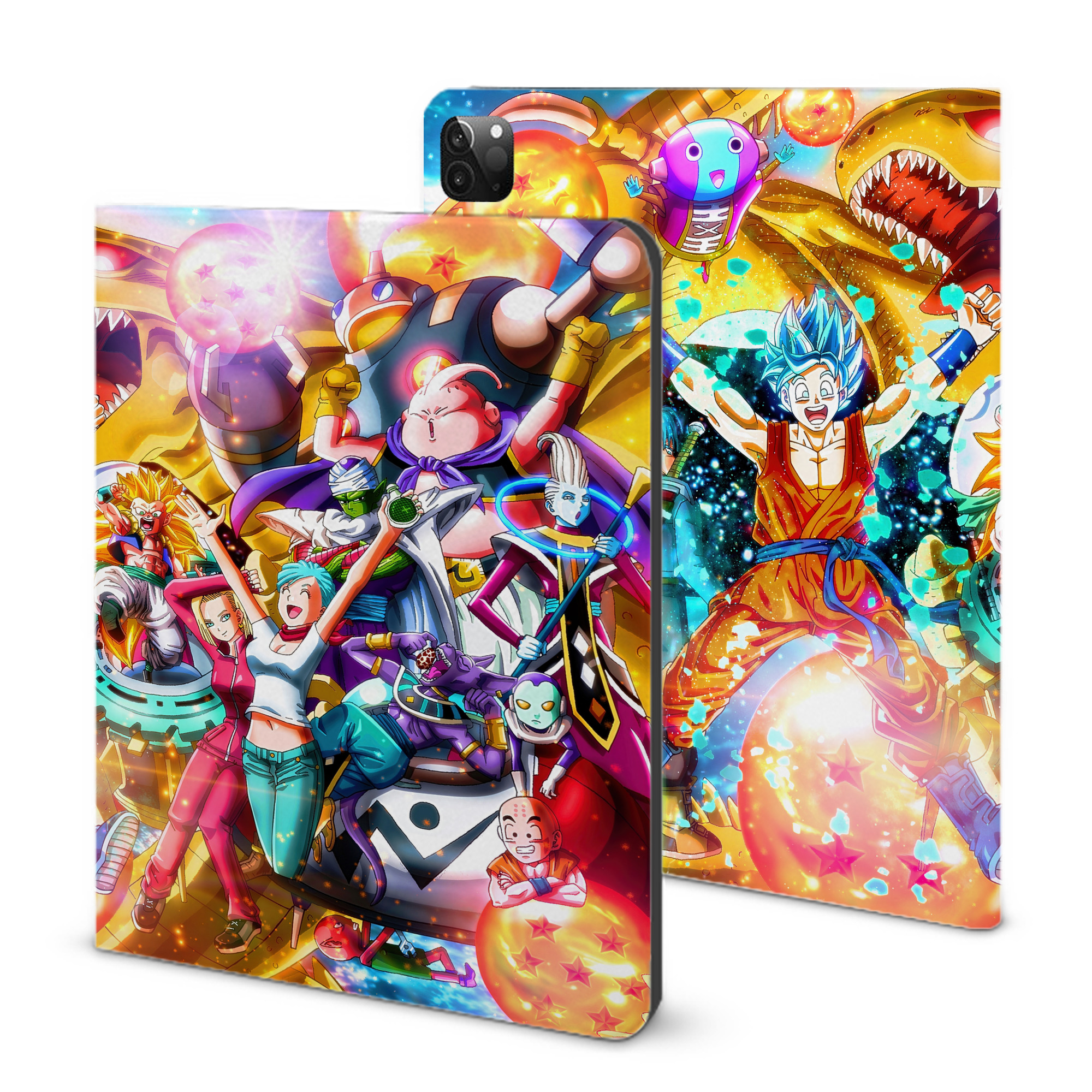 （画像用） ドラゴンボール DRAGON BALL IPadケース ペンホルダー付き ブックスタイルデザイン